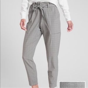 Athleta Skyline Plaid Ankle Pant - Size 4